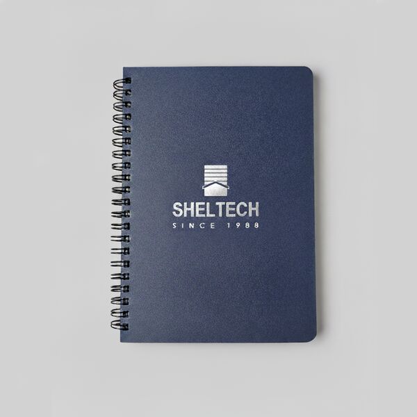 Custom printed spiral notebooks and journals for business or gifts